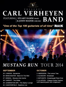 Carl verheyen UK tour dates 2014